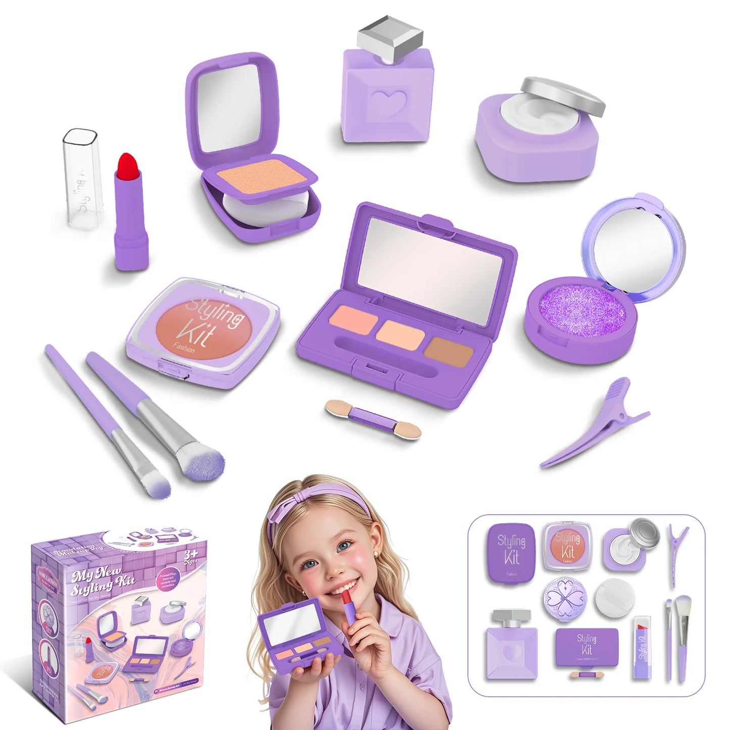 Children's Makeup Toy Set Safe and Non-toxic