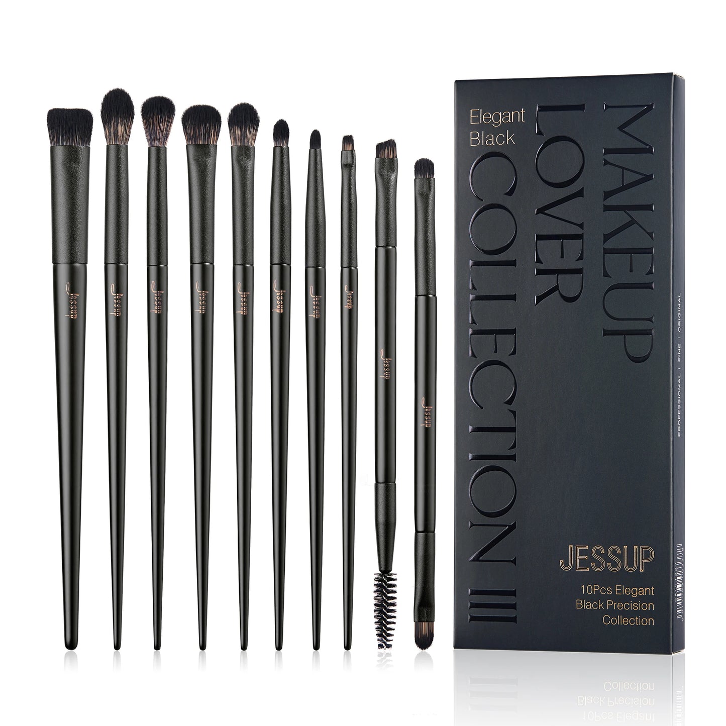 Jessup Makeup Brushes Set,10-14pcs Make Up Brush Contour Foundation Powder Eyeshadow Highlight Blending Concealer Liner T336