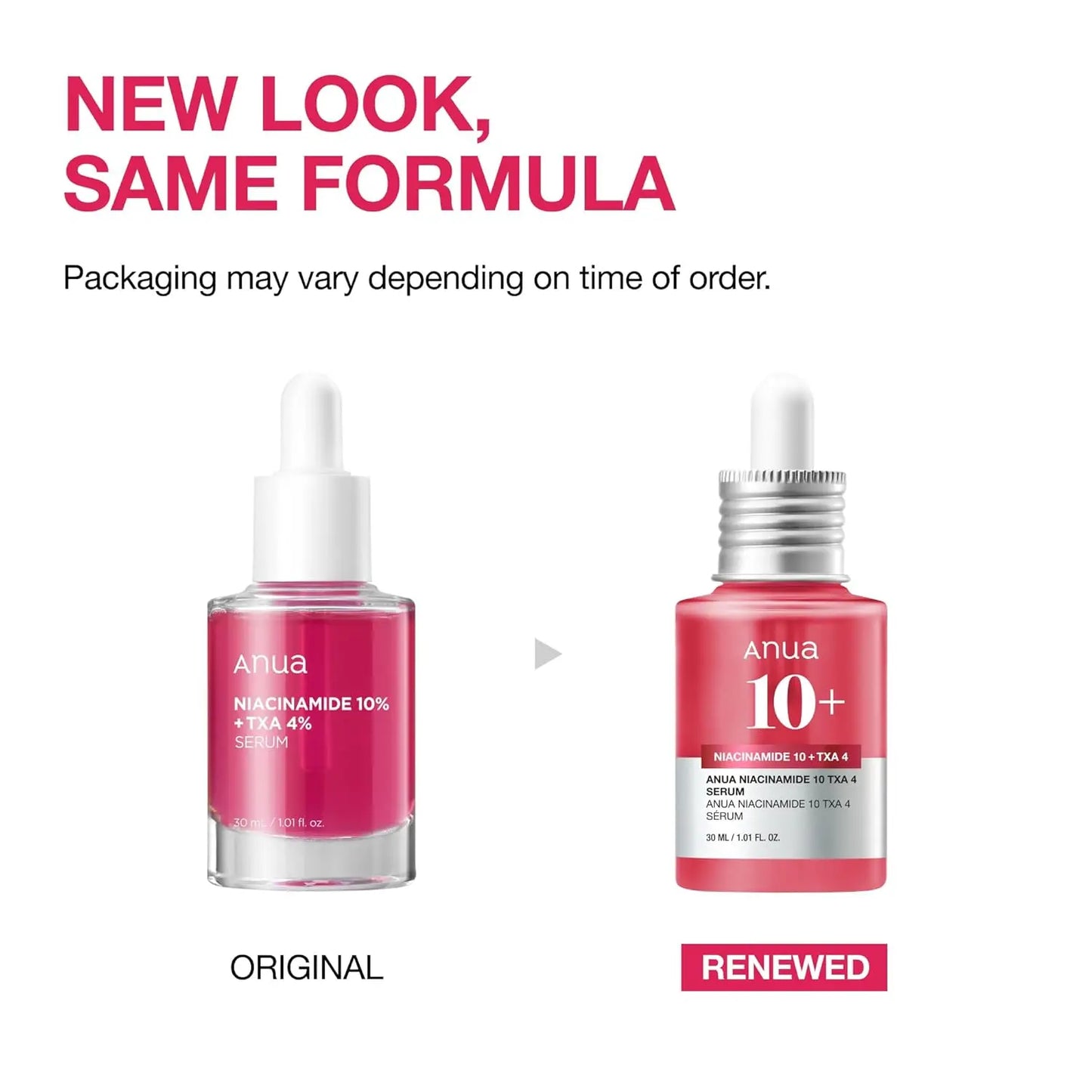 ANUA 10% Niacinamide+ 4% TXA Serum, Ceramide, Hyaluronic Acid, Tranexamic Acid, Vitamin B12 ,Fragrance-Free, Dark Spot , Korean Skincare